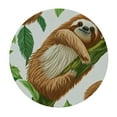 thumbnail image 4 of Cute Baby Sloth Bear Round Tablecloth with Elastic Fitted Table Cover Fitted Tablecloth for Banquet Birthday, 4 of 8