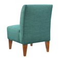 thumbnail image 3 of Picket House Furnishings North Accent Slipper Chair in Teal Polyester, 3 of 7