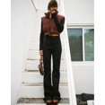 thumbnail image 2 of Shiyifa Veste Courte à Col Montant avec Fermeture Éclair pour Femmes, 2 of 6