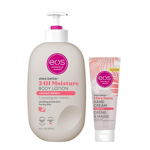 Paquete de Crema de Manos y Loción Corporal eos Shea Better Coco