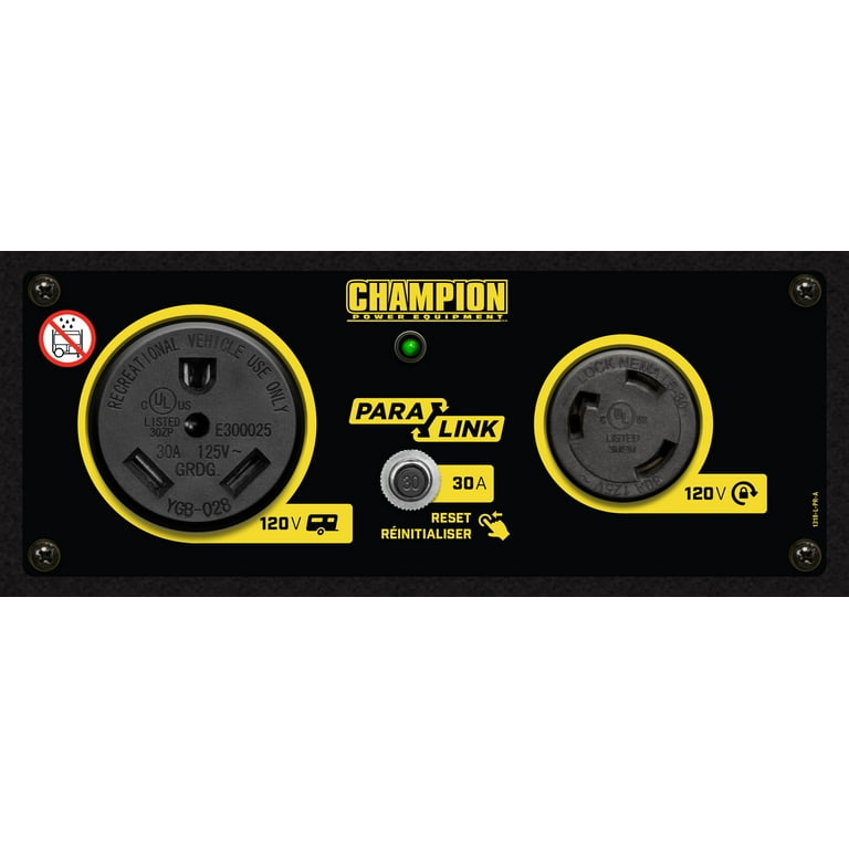 Champion Power Equipment 30-Amp RV Ready Parallel Kit for Linking Two Stackable 2000-Watt Inverter Generators Champion Power Equipment 30-Amp RV Ready Parallel Kit for Linking Two Stackable 2000-Watt Inverter Generators
