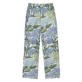 thumbnail image 2 of FORMRS Kids Pajama Pants with Pockets Size 6-8Y Boys Lounge Sleep Bottoms, Vibrant Hydrangeas Pattern, 2 of 8