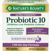 Best probiotics - Nature's Bounty Ultra Strength Probiotic 10, Capsules, 30 Review 