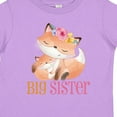 thumbnail image 4 of Inktastic Floral Fox Big Sister Girls Toddler T-Shirt, 4 of 5