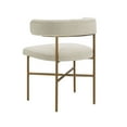 thumbnail image 5 of TOV Furniture Kim Performance Cream Velvet Dining Chair, 5 of 7