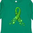 thumbnail image 4 of Inktastic Mental Health Awareness Ribbon with Green Hearts Boys or Girls Long Sleeve Toddler T-Shirt, 4 of 5