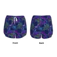 thumbnail image 3 of Salouo Turtles Print Women's 2 in 1 Running Shorts Double-Layer Shorts Athletic Workout Gym Yoga Shorts Running Shorts for Women-Medium, 3 of 7