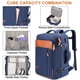 thumbnail image 4 of Mochila Lumesner Carry On de 40 litros de capacidad, resistente al agua, azul, 4 of 7
