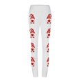 thumbnail image 4 of QQAMB Womens Leggings High Waist Valentine Day Printed Stretchy Leggings Comfy Lounge Yoga Pants White XL, 4 of 4