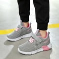 thumbnail image 2 of NIEWTR Toddler Shoes Boys School Sports Shoe Lightweight Running Tennis Sneakers Slip on Walking Kids Shoes Grey Little Kid, 2 of 7
