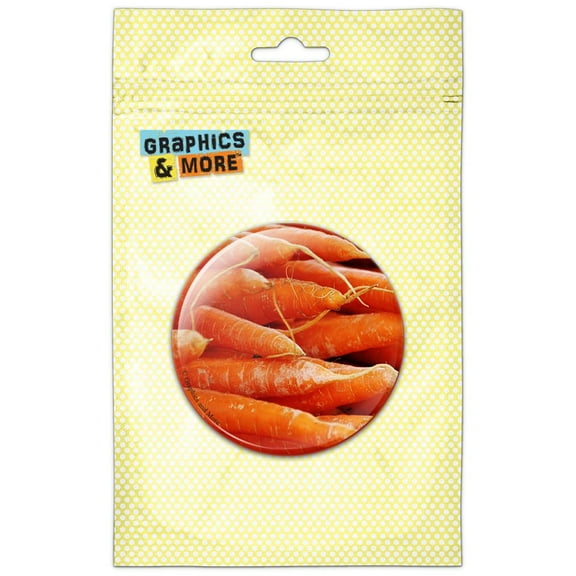 Carrots Bunch Pinback Button Pin Badge