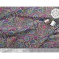 thumbnail image 3 of Soimoi Cotton Cambric Fabric Floral & Paisley Print Fabric by Yard 42 Inch Wide, 3 of 3