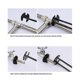 thumbnail image 4 of Kitchen Repair Plumbing Tools Sink Faucet Wrench Plumbing Pipe Four-Claw Wrench Bathroom Wrench Tool Set 4 Bayonet, 4 of 5