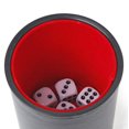 thumbnail image 4 of Taza de dados TUZAMA profesional con forro de fieltro con 6 dados para Yahtzee, 4 of 6