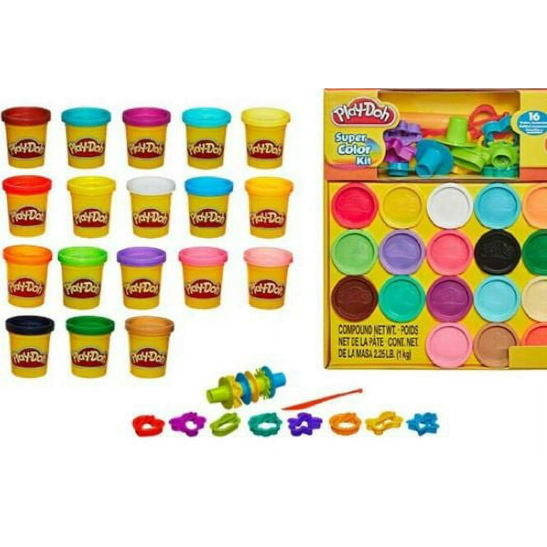 Play-Doh Super Color Kit, 18 Fun Colors, 16 Tools and Accessories -  We-R-Toys