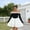 Black & White, variant on OYYNIIS Womens Off Shoulder Dresses Fashion Floral Trim Bell Sleeve Stretchy Fit Dress Graduation Wedding Guest Mini Short Dress