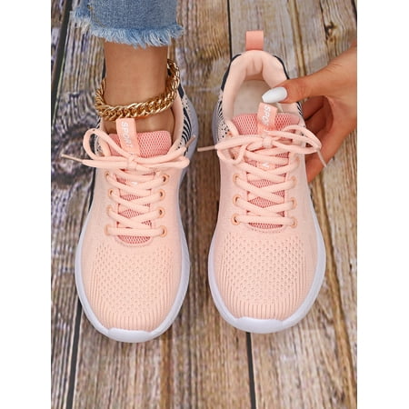 

Letter Graphic Lace-up Front Running Shoes Women‘s Footwear