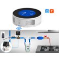 Tuya Wifi Smart LPG Natural Gas Alarm Combustible Gas Leak Detector LCD