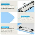 thumbnail image 3 of Uxcell 8.86 x 12.4 Inch Clipboard Landscape, 4 Pack A4 PP Plastic Office Clipboards Low Profile Clip, White, 3 of 6