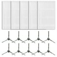 thumbnail image 1 of Side Brushes Filters Kit Replaces For ILIFE V20 / For Vyzzle D10 Robotic Vacuum Cleaner Sweeping Machine Accessories, 1 of 4