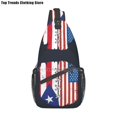 thumbnail image 1 of Puerto Rico Rican Flag Sling bag/Crossbody Backpack/Puerto Rican Shoulder Bag for Travel Hiking Cycling Camping Work, 1 of 1