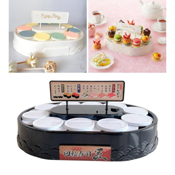 Soporte giratorio para magdalenas de macarrón con pilas, 10 bandejas, bandeja , soporte de exhibición, utensilios para hornear de perfecl soporte de exhibición de la torta