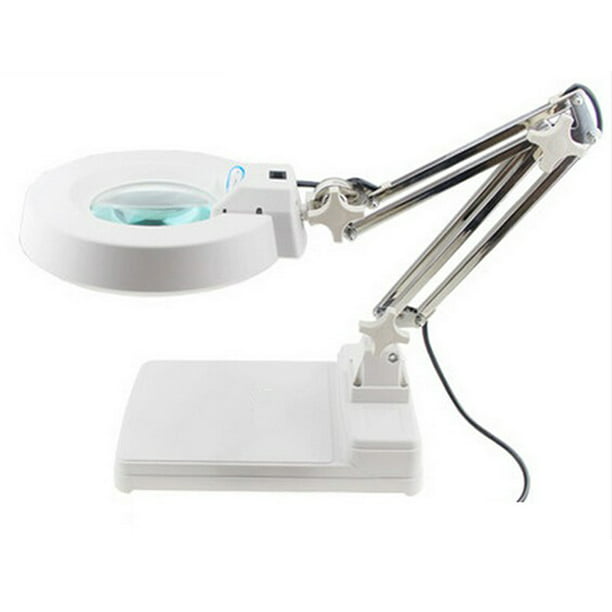 Inting 10x Magnifier Led Lamp Light, Desktop Magnifying Lamp Led