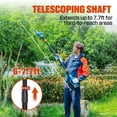 thumbnail image 2 of SENIX 20 Volt Max* Cordless Pole Hedge Trimmer 21-inch Blade Length with Adjustable Head & Telescoping Shaft, Battery & Charger included, HTPX2-M, 2 of 12