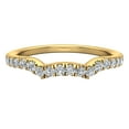 thumbnail image 4 of Diamond Wedding Bands for Women 0.30 Carat 18K Gold ( G , VS ), 4 of 5