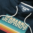 thumbnail image 2 of Jeopardy Vintage Jeopardy Unisex Adult Slim Fit Pull-Over Heather Hoodie, Navy, Medium, 2 of 5