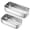 Large & Medium-2, variant on Stainless Steel Small 8 Pack Mini Loaf Pan, Baking Bread Meatloaf