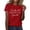 Red, variant on MEICHEN Graduation Gifts for Her: Senior 2026 Shirts Class Of 2026 T Shirt In My Senior Causal College Graduation Teacher Tee Tops Womens Spring Summer Tops