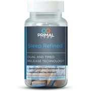 Primal Labs Sleep Refined Time Release Melatonin With 2 Patented Plant Extracts (L-Theanine & Venetron)