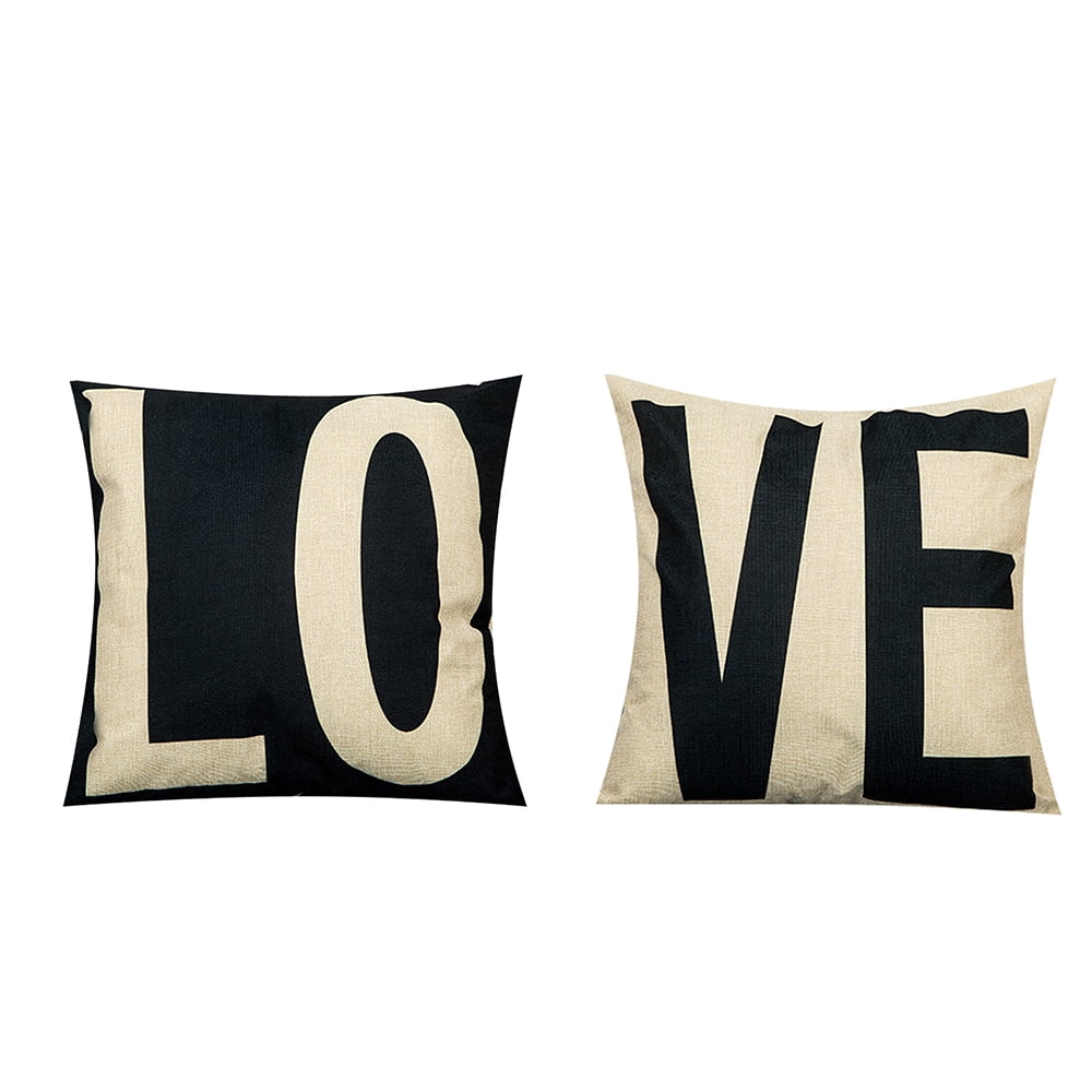 Home Décor HOME" Pattern Cushion Cover Special Throw Pillow Case Square 