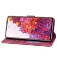 thumbnail image 3 of for Samsung Galaxy S20 FE Wallet Case, Flower Embossed Premium PU Leather Flip Protective Purse Cover with Card Slots Cash Holder and Kickstand for Samsung Galaxy S20 FE (6.5 inch),Red, 3 of 14