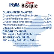 Inaba Churu Bisque Lickable Wet Cat Topper, 1.4 oz Pouch, 12 Pouches, Tuna Variety