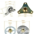 thumbnail image 3 of 29 " Good Compatibility Closed Go Kart Rear Live Axle Kit Chain Sprocket Brake Wheel Hub Assembly, 3 of 13