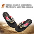 thumbnail image 4 of Cyiecw Women's Platform Flip Flop Comfort Soft Wedge Sandals Arch Support High Heel Thong Slippers, 4 of 7