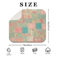 thumbnail image 4 of Pioneer Flower Floral Print Pattern Kitchen Dish Drying Mat 1 Pack, Ultra Absorbent Microfiber Drainer Mat, 16"x18", 4 of 6