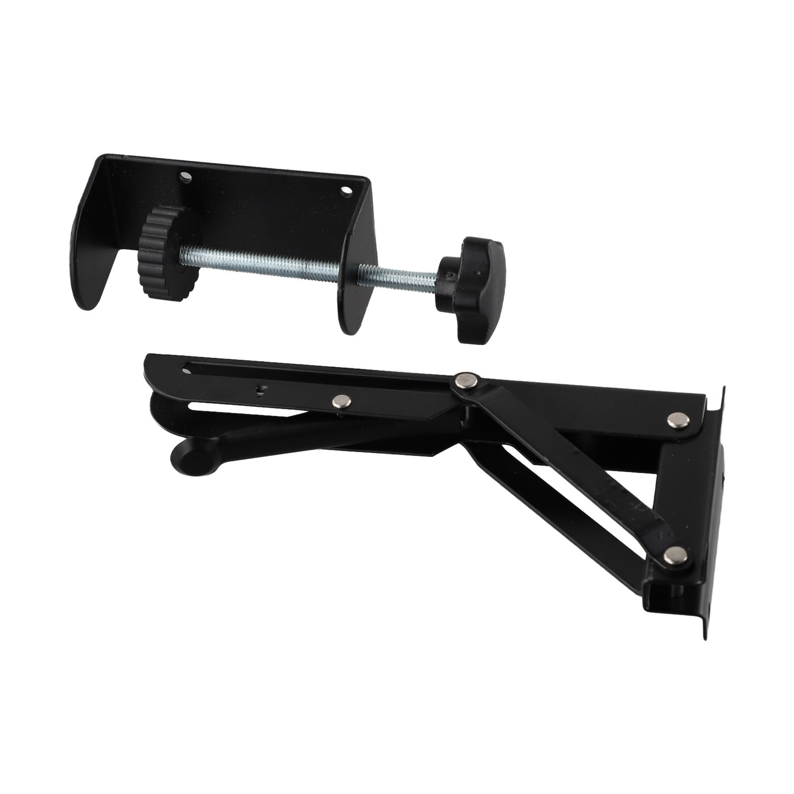 1-Piece Sliding Desk Extension Plate Support Clipon Keyboard Tray Hand Rest Small Smile Home