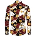 thumbnail image 1 of Nuevas camisetas para hombre, estilo retro, de lujo, para fiesta de graduación, con botones luminosos, para discoteca, moda de tendencia, camisas de manga larga con cuello en V, ropa para hombre, 1 of 6