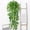 B, variant on 37.4in Silk Faux Greenery Hanging Vine Built-in Hook Anti-Fading Artificial Begonia Ivy Grape Leaf Garland For Indoor Outdoor Wedding Home Wall Decor (1Pc)