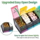 thumbnail image 2 of Extra Large Weekly Pill Organizer - 7 Day Pill Box, 14 cells Am Pm Pill Case With Double Layer Jumbo Compartment For Pills, Vitamin, 2 of 5