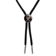 thumbnail image 1 of Robots Are Metal Rock Funny Humor Western Southwest Cowboy Necktie Bow Bolo Tie, 1 of 4