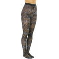 thumbnail image 4 of ToBeInStyle Women's Opaque Multicolor Animal And Floral Print Grey Pantyhose - One Size, 4 of 7