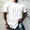 thumbnail image 3 of BRANROY True Classic Tees Men - Relaxed Fit Mens T-Shirts Soft Lightweight, Summer Top Trendy Casual Crewneck for Sporty Everyday Wear,White,S, 3 of 6