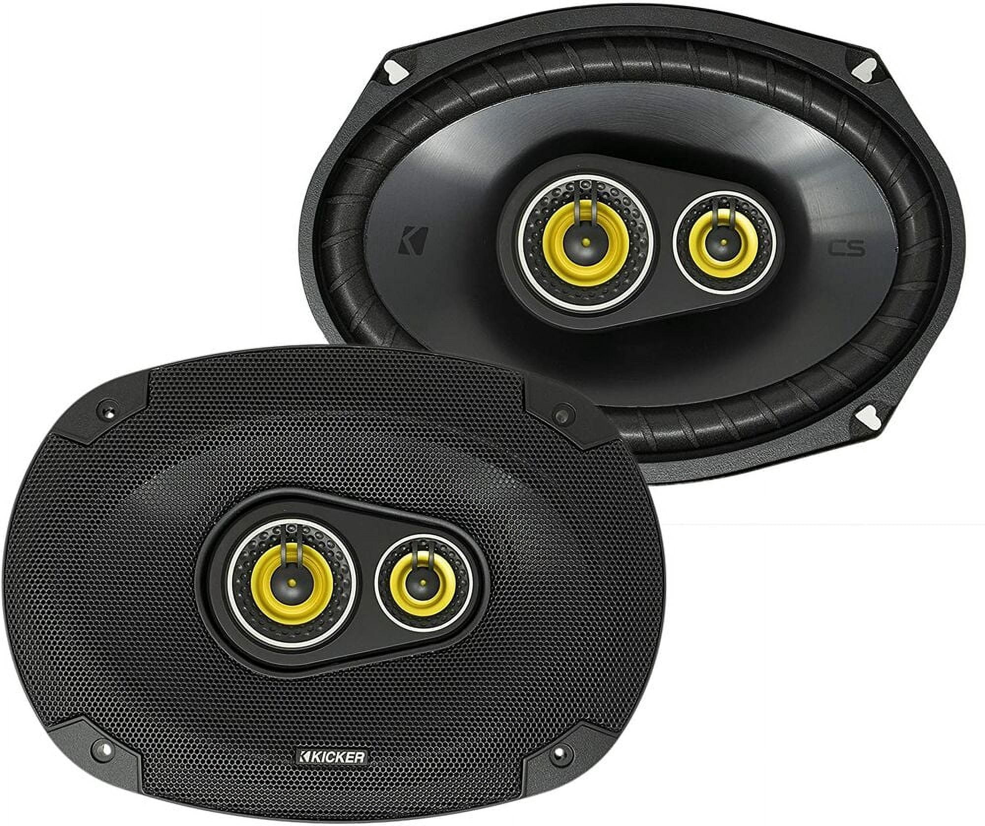 Kicker CS Series Front Door Speaker Replacement Package Fits select 2007-2019 Nissan Sentra