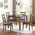 thumbnail image 6 of Pioneer Flower Seat Covers for Dining Room Chairs Set Of 4,Stretch Printed Washable Chair Seat Cover with Elastic Ties and Button,Removable Waterproof Couch Cushion Covers, 6 of 6