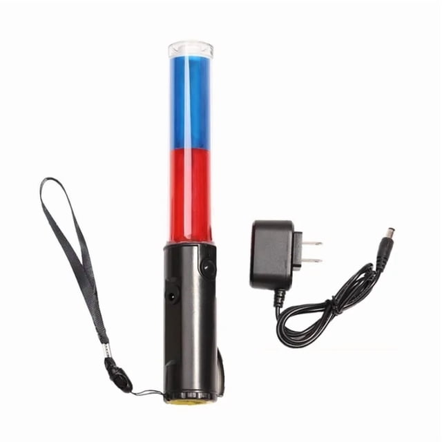 260 Multi-functional Signal Wand 3 Flashing Modes Rechargeable Warning Light LED Road Traffic Rod For Car Directing