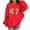 4-Red, variant on Funny Six Seven 67 Kids 67 Xmas Boys Girls Printed Long Sleeve Sweatshirt